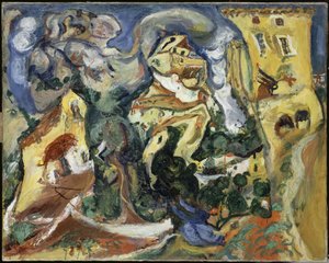 Landsbyen, ca 1923 af Chaim Soutine