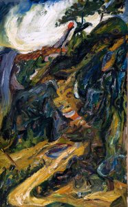 Snoet vej, nær Gréolières