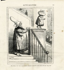 Illustration af Cham (1819-1879) i Le Charivari af Amédée de Noé