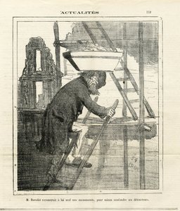 Illustration af Cham (1819-1879) i Le Charivari af Amédée de Noé