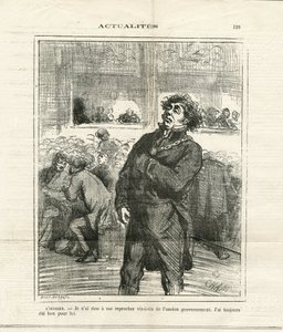 Illustration af Cham (1819-1879) i Le Charivari af Amédée de Noé