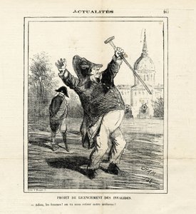 Illustration af Cham (1819-1879) i Le Charivari af Amédée de Noé