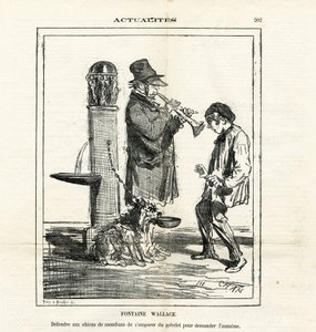 Illustration af Cham (1819-1879) i Le Charivari af Amédée de Noé