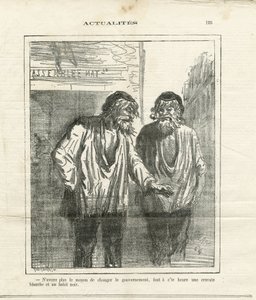 Illustration af Cham (1819-1879) i Le Charivari af Amédée de Noé