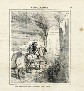 Illustration af Cham (1819-1879) i Le Charivari af Amédée de Noé