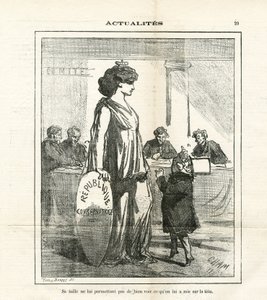Illustration af Cham (1819-1879) i Le Charivari af Amédée de Noé