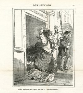 Illustration af Cham (1819-1879) i The Charivari af Amédée de Noé