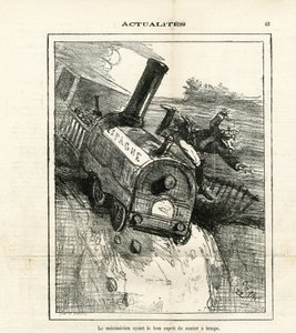 Illustration af Cham (1819-1879) i The Charivari af Amédée de Noé