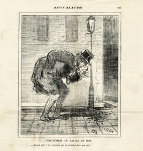 Illustration af Cham (1819-1879) i The Charivari af Amédée de Noé