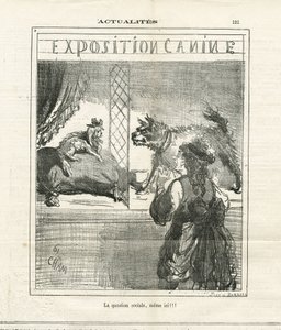 Illustration af Cham (1819-1879) i The Charivari af Amédée de Noé