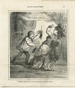 Illustration af Cham (1819-1879) i The Charivari af Amédée de Noé