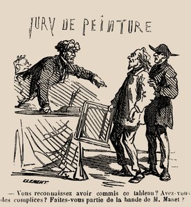 Indrømmer du at have lavet dette maleri Har du nogle medskyldige Er du..., 1868.