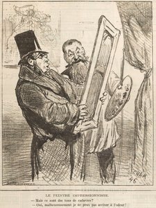 Den impressionistiske maler: Men disse er ligtoner..., 1877.