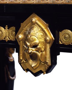 Napoleon III bord, designet af Jean Brandely, intarsia af E. Varlot, Paris, ca. 1850-75 (ormolu, forgyldt kobber, ibenholt og platan) af Charles Guillaume Diehl