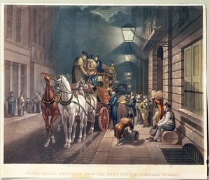 Royal Mails startende fra postkontoret, Lombard Street af Charles Hunt