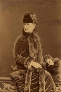Marie Pavlovna Romanova - Storhertuginde Maria Pavlovna af Rusland (1854-1920), af Bergamasco, Charles (Karl) (1830-1896). Albumin Foto, ca. 1880. Russisk Stats Film- og Fotoarkiv, Krasnogorsk
