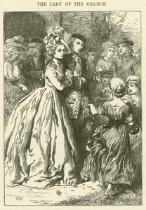 The Lady of the Grange (gravering) af Charles (after) Green