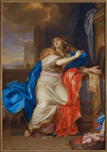 Sainte Madeleine repentante renonce a toutes les vanites de la vie - Den hellige Maria Magdalena giver afkald på alle livets fornøjelser ...