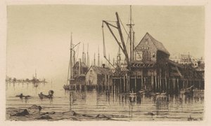 Gammelt bådehus af Charles A. Platt