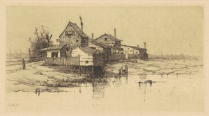 Shanties på Harlem af Charles A. Platt