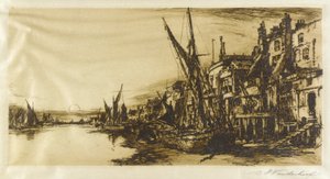 Themsen ved Limehouse af Charles A. Vanderhoof