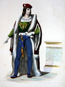 Charles Duke of Orleans, portræt udgivet i 