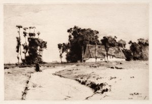 Brittany Trees, 1885-1887. af Charles Adams Platt
