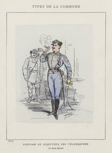 Kostume for Telegraphs Director, Citizen Pauvert af Charles Albert d Arnoux Bertall