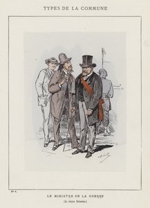 Krigsministeren, borger Delescluze af Charles Albert d Arnoux Bertall