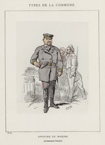 Søofficer, kommandør Durassier af Charles Albert d Arnoux Bertall