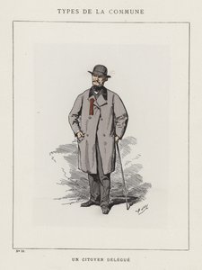 En borgerdelegeret af Charles Albert d Arnoux Bertall