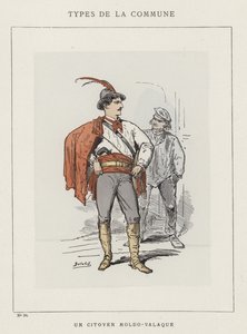 En moldovisk-halacansk statsborger af Charles Albert d Arnoux Bertall