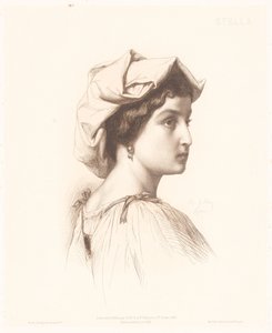 Portræt af en italiensk kvinde Stella (titel på objekt) Portrætter af italienske kvinder (serietitel)