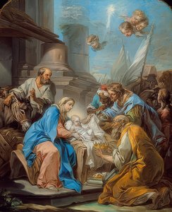 Tilbedelse af Magi. Omkring 1760