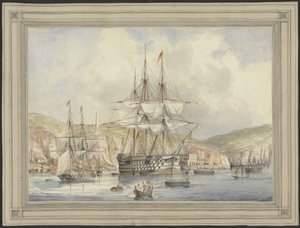 Udsigt på Malta, ca. 1849 af Charles Andrew Dyce