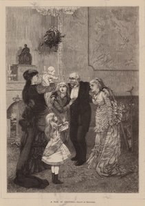 Et par krykker (gravering) af Charles Auguste (1841-1905) (after) Loye