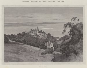 English Homes, Alton Towers, det gamle slot af Charles Auguste Loye