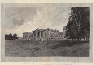 Engelske huse, Stowe House, Buckinghamshire, den afdøde Comte de Paris