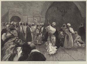 Hylende dervisher i det gamle Kairo af Charles Auguste Loye