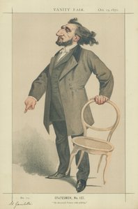 Leon Gambetta af Charles Auguste Loye