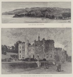 Mount Edgcumbe House af Charles Auguste Loye