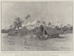 En af ændringerne udført af Aro-ekspeditionen, et Ju-Ju-hus i Arochuku besat af britiske officerer siden 23. december af Charles Auguste Loye