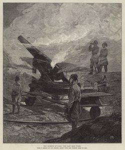 Forsvaret af Kars, det sidste skud affyret af Charles Auguste Loye