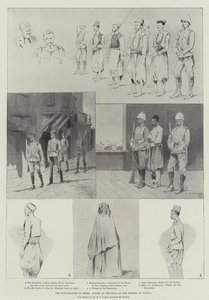 Forstyrrelserne på Kreta, scener ved retssagen mod oprørerne i Candia af Charles Auguste Loye