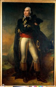 Portræt ved foden af Charles Pichegru (1761-1804), øverstkommanderende for Nordens Armees, Sambre og Meuse, Rhinen og Mosel Maleri af Charles de Steuben (1788-1856) 1819 Søn. 2,1x1,3 m. Paris, Musee de l