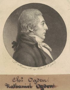Abraham Ogden, Jr. af Charles B. J. Févret de Saint Mémin