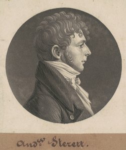 Andrew Sterett af Charles B. J. Févret de Saint Mémin