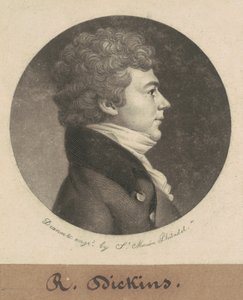 Asbury Dickins af Charles B. J. Févret de Saint Mémin