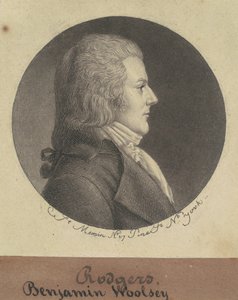 Benjamin Woolsey Rogers af Charles B. J. Févret de Saint Mémin