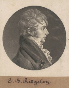 Charles Sterett Ridgely af Charles B. J. Févret de Saint Mémin